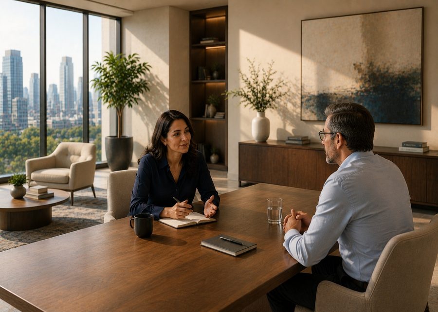 Executive coaching session